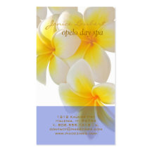 Plumeria de PixDezines Hawaï Carte De Visite
