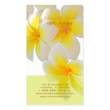 Plumeria de PixDezines Hawaï Cartes De Visite Personnelles
