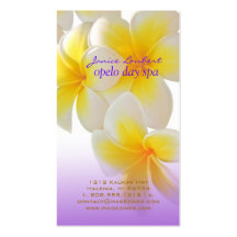 Plumeria de PixDezines Hawaï Cartes De Visite Professionnelles