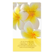 Plumeria de PixDezines Hawaï Cartes De Visite Personnelles