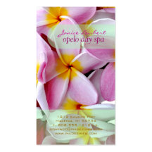 Plumeria de rose de kona de PixDezines Cartes De Visite Personnelles