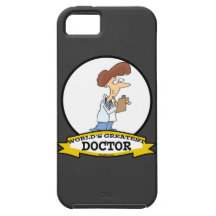 PLUS GRAND DOCTEUR WOMEN CARTOON DES MONDES COQUES Case-Mate iPhone 5