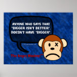 Plus grand est réellement un meilleur que plus pet posters
