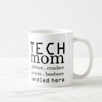Poignées de maman de technologie tout tasse drôle tasses