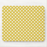 Point de polka en bambou Mousepad Tapis De Souris
