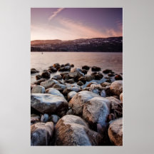 Point rocheux gelé posters