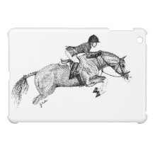 Pointillism de poney de chasseur