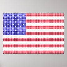 Pois de bannière étoilée posters