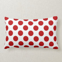 Pois et carreau de rayures oreillers