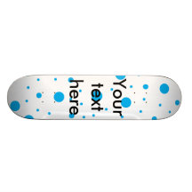Pois minuscule et grand bleu plateau de skate