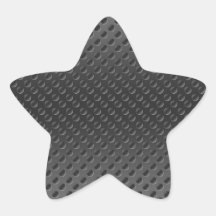 Pois noir sur l'arrière - plan noir stickers en étoile