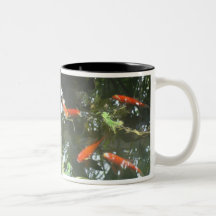 Poisson rouge mug à café
