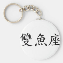 poissons chinois de symbole porte-clé