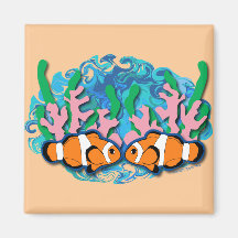 Poissons de clown aimant