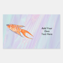 Poissons de paradis autocollants