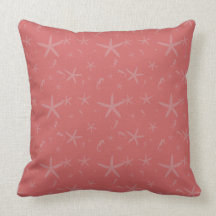 Poissons d'étoile et hippocampes coussin