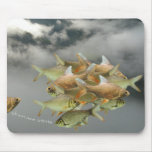 Poissons et brouillard Mousepad Tapis De Souris