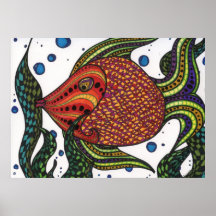 Poissons fous posters