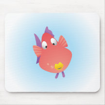 Poissons mignons Mousepad Tapis De Souris