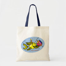 Poissons Sparky de Hanuka - cadeau comique de dess Sac De Toile