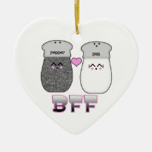 Poivre BFF du sel n de Kawaii Décorations Pour Sapins De Noël