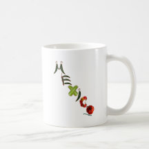 Poivrons de piment du Mexique Tasse À Café