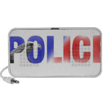 Police 2 haut-parleurs ordinateur portable