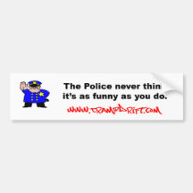 police_funny bumperstickers