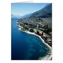 Policier de lac, Italie Carte De Vœux