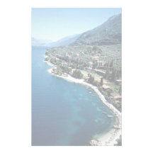 Policier de lac, Italie Papier À Lettre Personnalisable