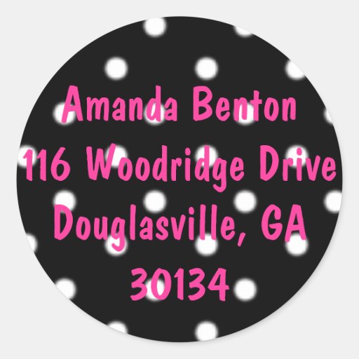 polkadots, Amanda Benton116 Woodridge DriveDoug… Stickers