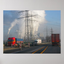 Pollution 6 de centrale affiche