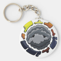 pollution porte-clefs