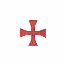 Polo brodé par Templar de chevaliers