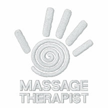 Polo brodé par thérapeute de massage