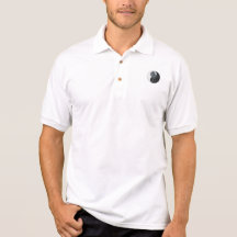 Polo chinois de dragon de Yin Yang