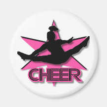 Pom-pom girl magnets pour réfrigérateur