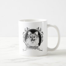 POMERANIAN (2) TASSES