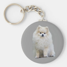 Pomeranian Keychain Sleutelhanger