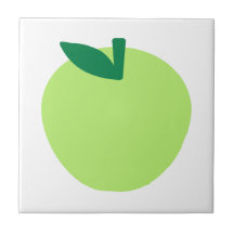 Pomme verte carreau en céramique