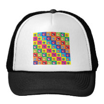 Pommes d'art de bruit casquette