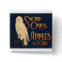 Pommes de marque de hibou de neige