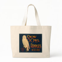 Pommes de marque de hibou de neige