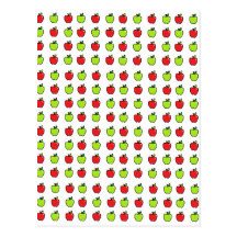 Pommes rouges et vertes cartes postales