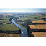 Pont au-dessus de rivière de médecine, au sud-oues photo en découpe
