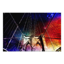 Pont de Brooklyn - galaxies - NYC Photos D’art