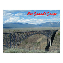 Pont de gorge de Rio Grande Cartes Postales
