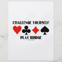 Pont de jeu du défi vous-même prospectus