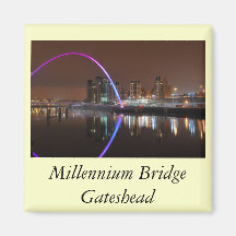 Pont de millénaire, Gateshead Aimants