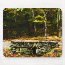 Pont en pierre Mousepad Tapis De Souris